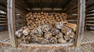 2wdc2lnp bois de chauffage et champignons