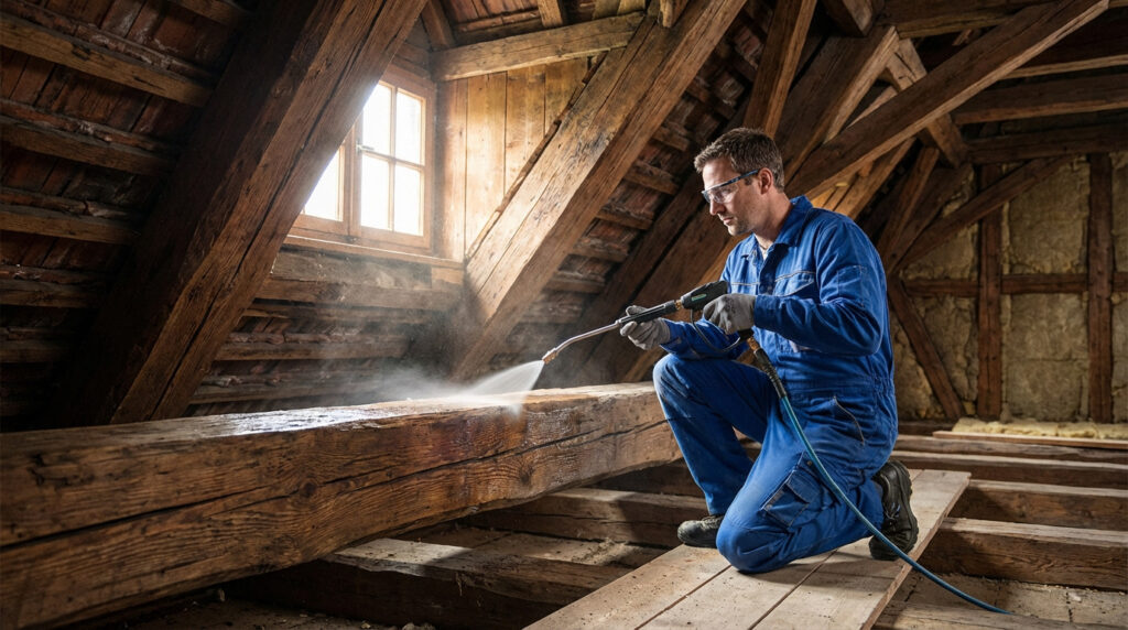 Traitement de charpente 50 : les secrets pour tes bois