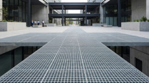 rphkny1s caillebotis alu moderne dans un cadre architectural